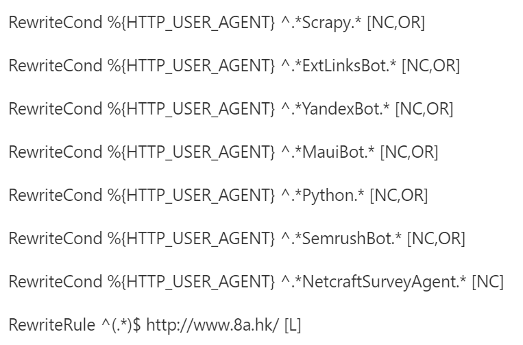 云服務(wù)器Apache利用USER_AGENT屏蔽惡意蜘蛛 - 小浪云數(shù)據(jù)