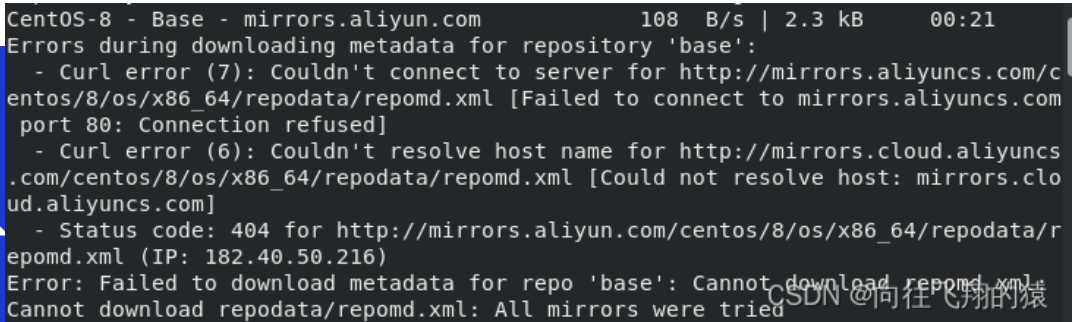 CentOS-8 yum 官方源下線無法使用后的解決方法 - 小浪云數(shù)據(jù)