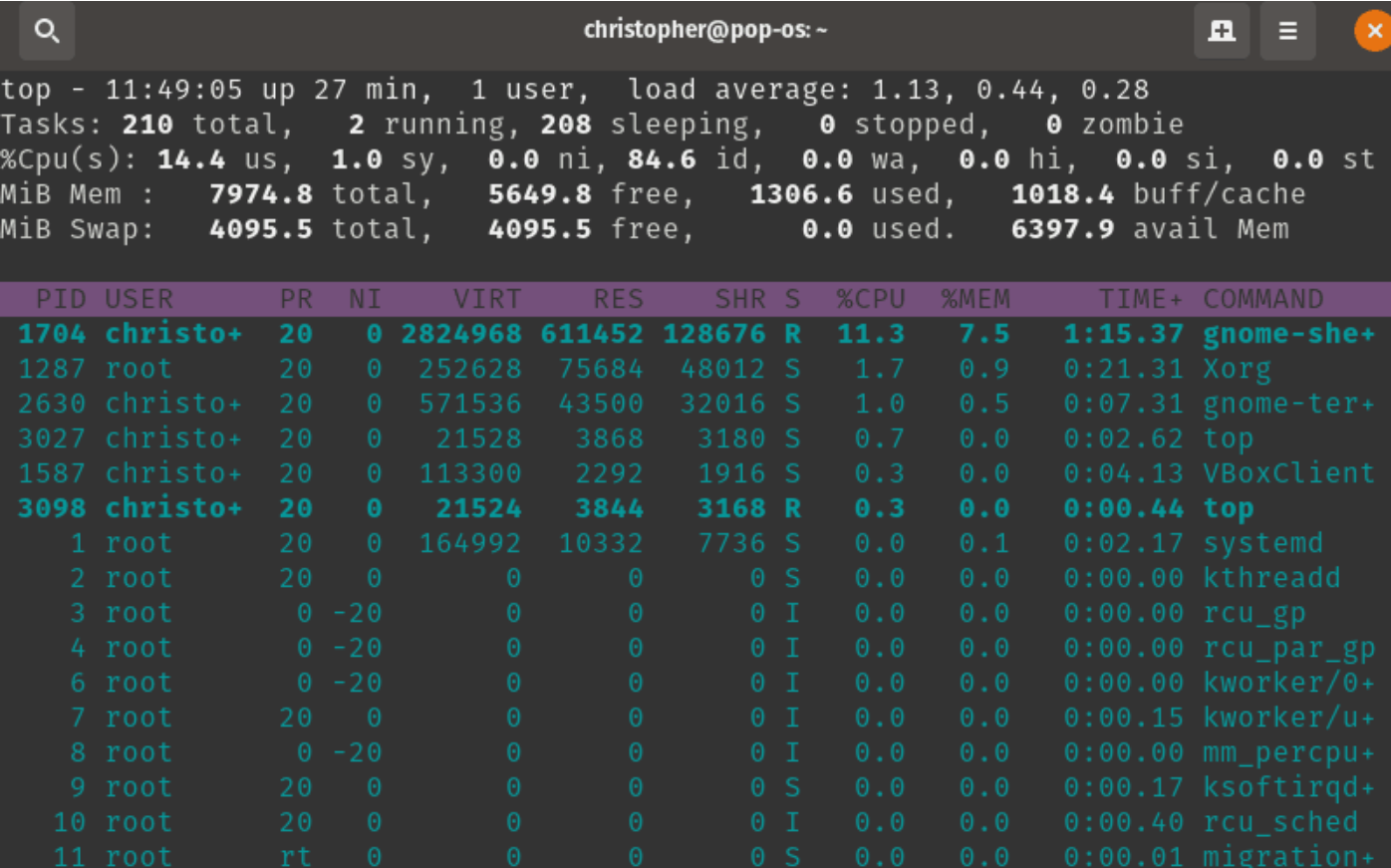 Linux 中使用 Top 命令檢查 CPU 使用率 - 小浪云數據